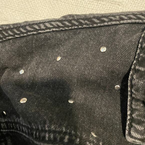 Savannah Miller Next denim studded utility jumpsuit coverall 10 medium P 7060 - Picture 11 of 15